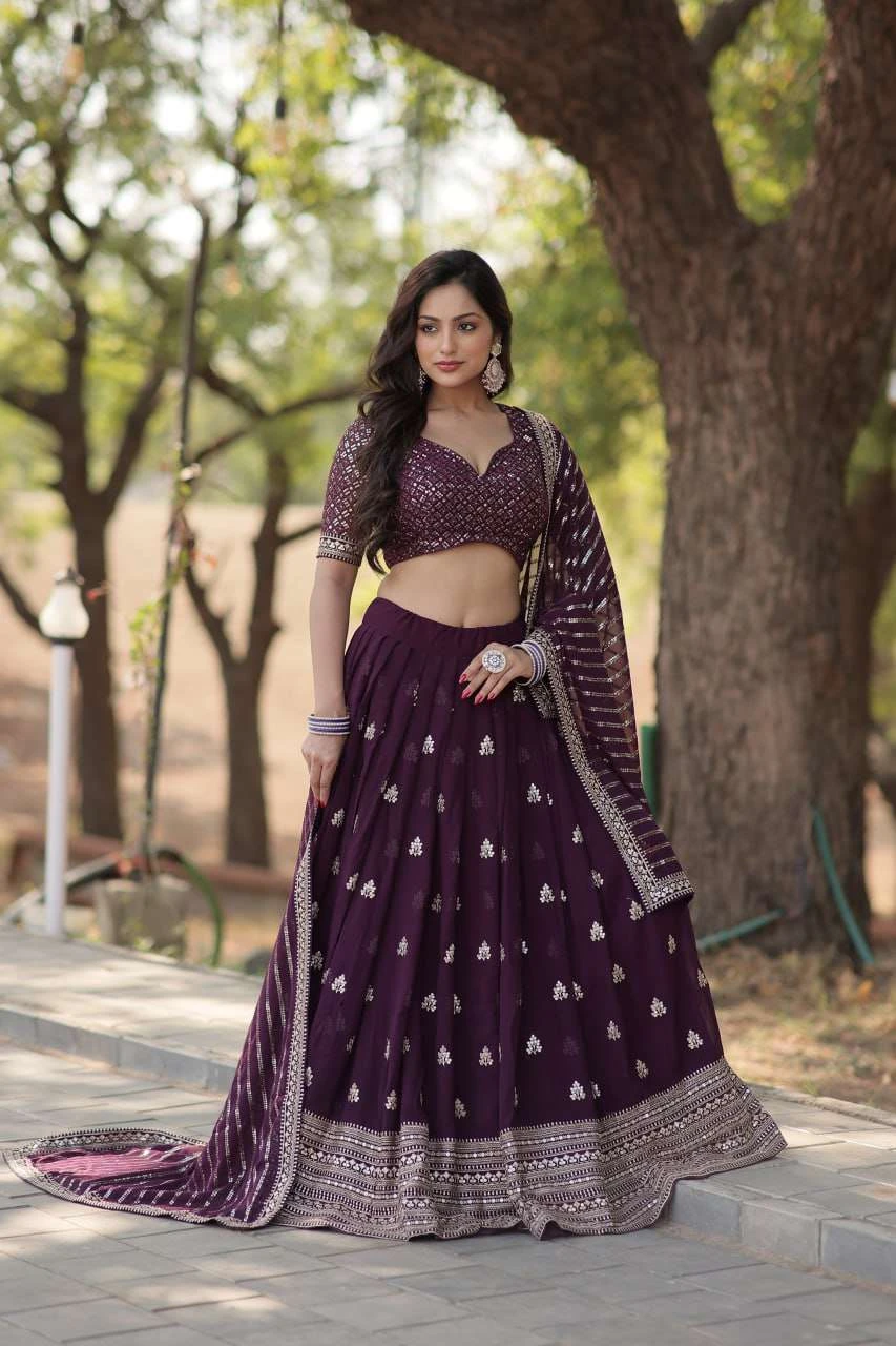 Vardan Ethnic Lw 7108 Faux Blooming Wholesale Lehenga — Wholesale Lehenga, MPA wholesale from Surat - Gallery Image 3